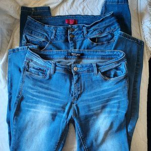 2 PAIR OF WAX JEANS